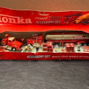 NEW‎ Tonka Power Trax Accessory Set No. 07901 Die-Cast and Plastic Playset